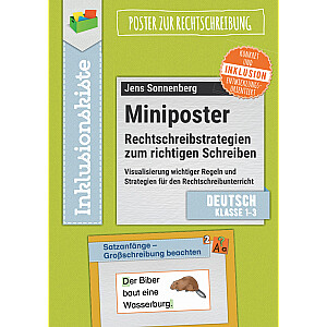 Jens Sonnenberg: Miniposter: Rechtschreibstrategien zum richtigen Schreiben