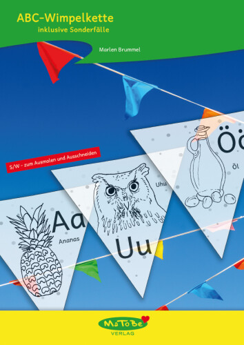 Marlen Brummel: ABC-Wimpelkette sw