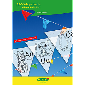 Marlen Brummel: ABC-Wimpelkette sw