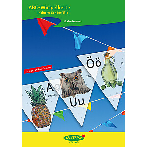 Marlen Brummel: ABC-Wimpelkette koloriert