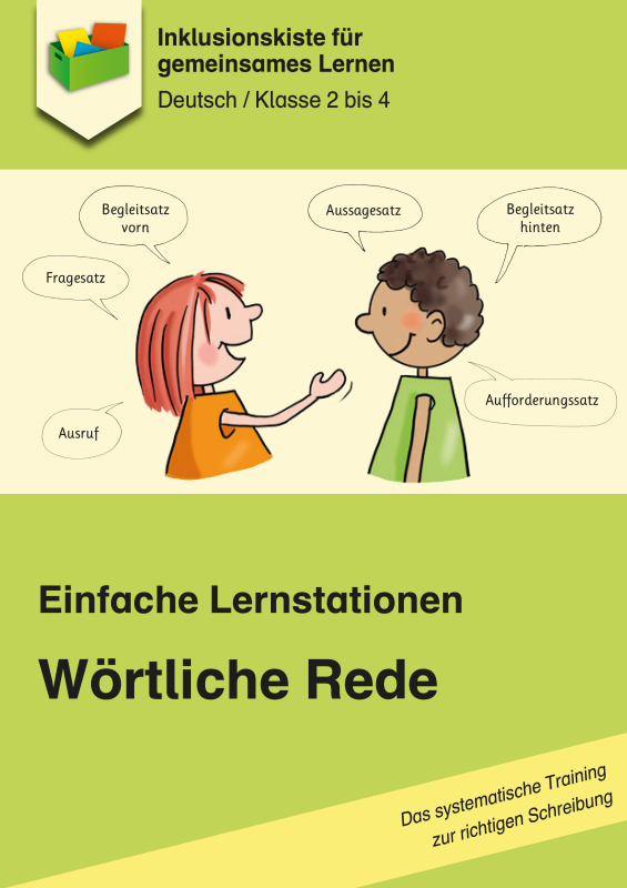 Jens Sonnenberg: Einfache Lernstationen - Wörtliche Rede