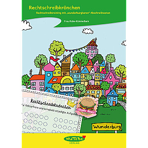 Frau Rabe-Kümmelbein: Rechtschreibkrönchen