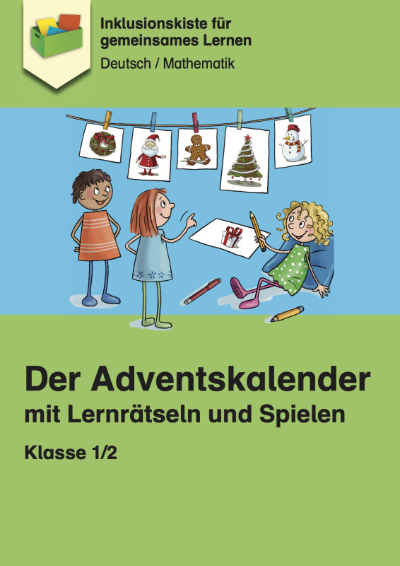 Jens Sonnenberg: Adventskalender - mit Lernrätseln und Spielen