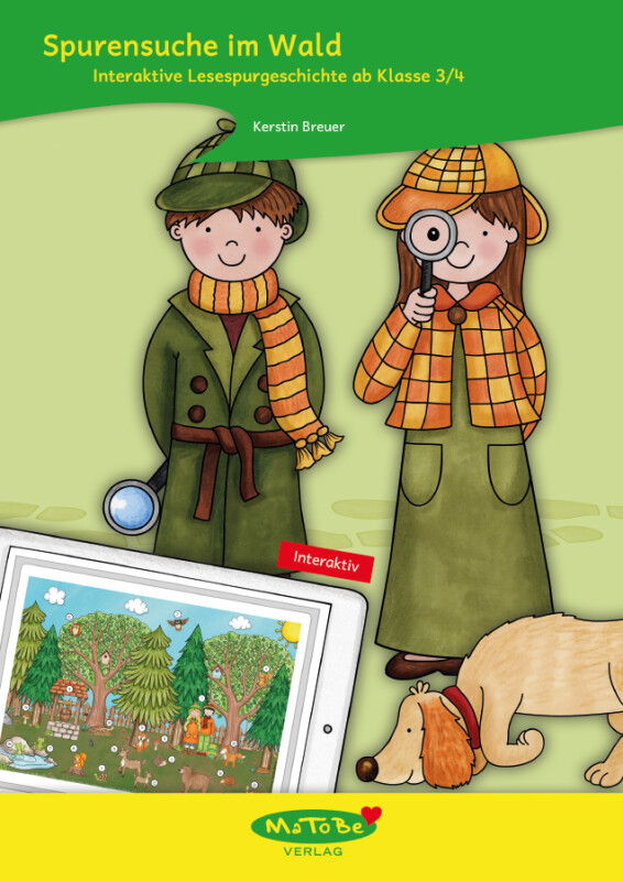 Kerstin Breuer: Lesespurgeschichten 3/4 - Spurensuche im Wald (interaktiv)