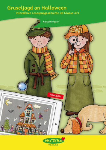 Kerstin Breuer: Lesespurgeschichten 3/4 - Gruseljagd an Halloween (interaktiv)