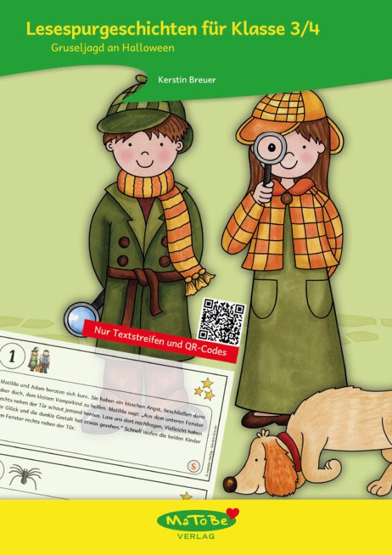 Kerstin Breuer: Lesespurgeschichten 3/4 - Gruseljagd an Halloween (Addon)