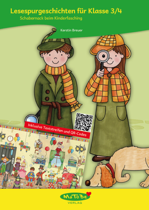 Kerstin Breuer: Lesespurgeschichten 3/4 - Schabernack beim Kinderfasching (Komplettpaket)