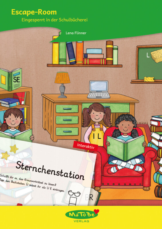 Lena Flinner: Escape-Room "Eingesperrt in der Schulbücherei" (interaktiv)