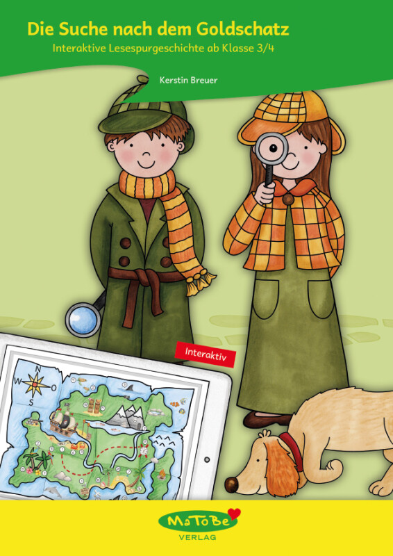 Kerstin Breuer: Lesespurgeschichten 3/4 - Die Suche nach dem Goldschatz (interaktiv)