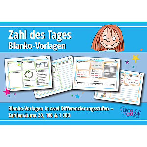 Letogo24: Zahl des Tages - Blanko-Vorlagen