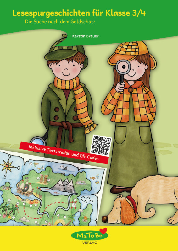 Kerstin Breuer: Lesespurgeschichten 3/4 - Die Suche nach dem Goldschatz (Komplettpaket)