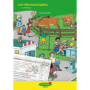 Valessa Scheufler: Juni-Wimmelaufgaben - Im Wildpark