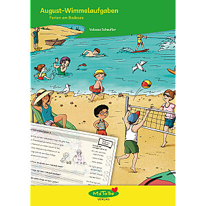 Valessa Scheufler: August-Wimmelaufgaben - Ferien am Badesee