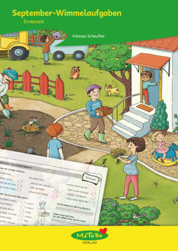 Valessa Scheufler: September-Wimmelaufgaben - Erntezeit