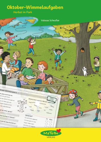 Valessa Scheufler: Oktober-Wimmelaufgaben - Herbst im Park