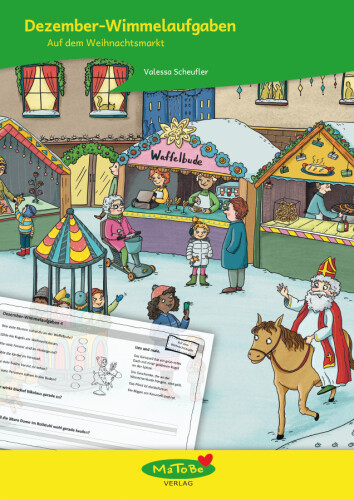 Valessa Scheufler: Dezember-Wimmelaufgaben - Auf dem Weihnachtsmarkt