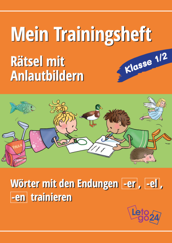 Letogo 24: Mein Trainingsheft - Rätsel mit Anlautbildern