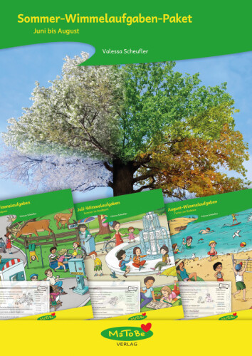 Valessa Scheufler: Sommer-Wimmelaufgaben-Paket