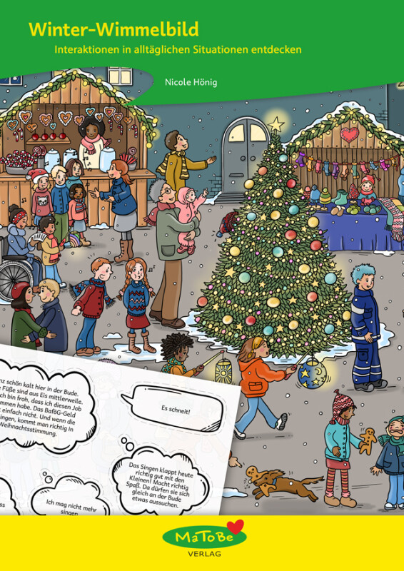 Nicole Hönig: Winter-Wimmelbild