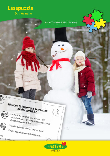Anne Thomas & Kira Nehring: Lesepuzzle "Schneemann"
