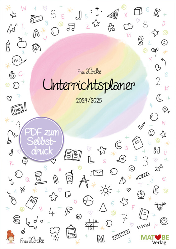 Nicole Trapp: Unterrichtsplaner 2024/2025 - A4 - zum Selbstdruck