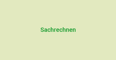 Sachrechnen