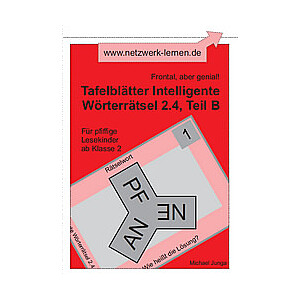 Michael Junga: Tafelblätter Intelligente Wörterrätsel 2.4, Teil B
