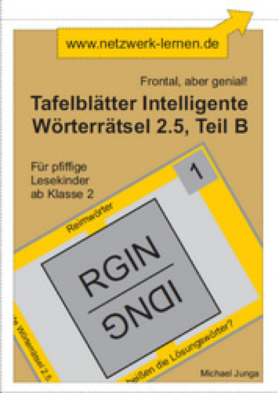 Michael Junga: Tafelblätter Intelligente Wörterrätsel 2.5, Teil B