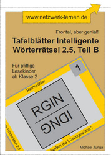 Michael Junga: Tafelblätter Intelligente Wörterrätsel 2.5, Teil B