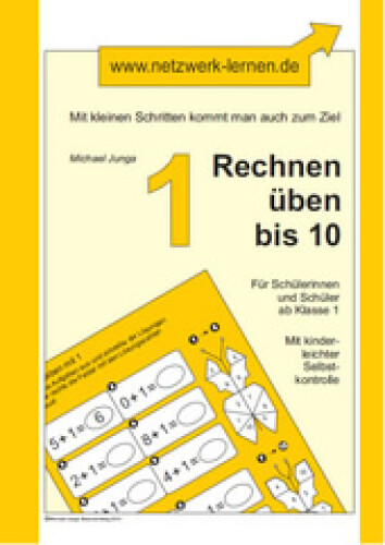 Michael Junga: Rechnen üben bis 10 - 1