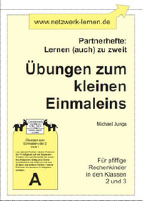 Michael Junga: Partnerhefte - Übungen zum Kleinen 1x1