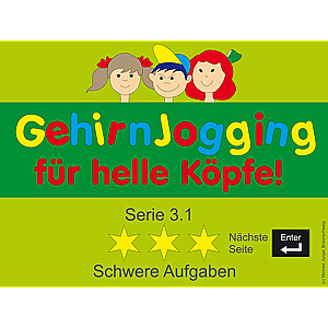 Michael Junga: GehirnJogging für helle Köpfe - Serie 3.1