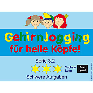 Michael Junga: GehirnJogging für helle Köpfe - Serie 3.2