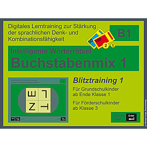 Michael Junga: Intelligente Wörterrätsel - Buchstabenmix 1