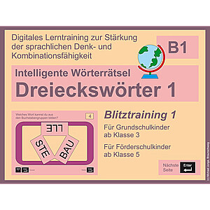 Michael Junga: Intelligente Wörterrätsel - Dreieckswörter 1