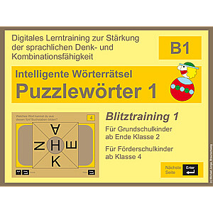 Michael Junga: Intelligente Wörterrätsel - Puzzlewörter 1