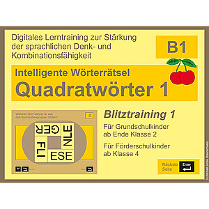 Michael Junga: Intelligente Wörterrätsel - Quadratwörter 1
