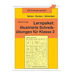 Michael Junga: Lernpaket Illustrierte Schreibübungen für Klasse 2