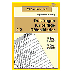 Michael Junga: Quizfragen für pfiffige Rätselkinder 2.2