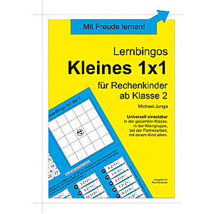 Michael Junga: Lernbingos "Kleines 1x1" (für Rechtshänder)