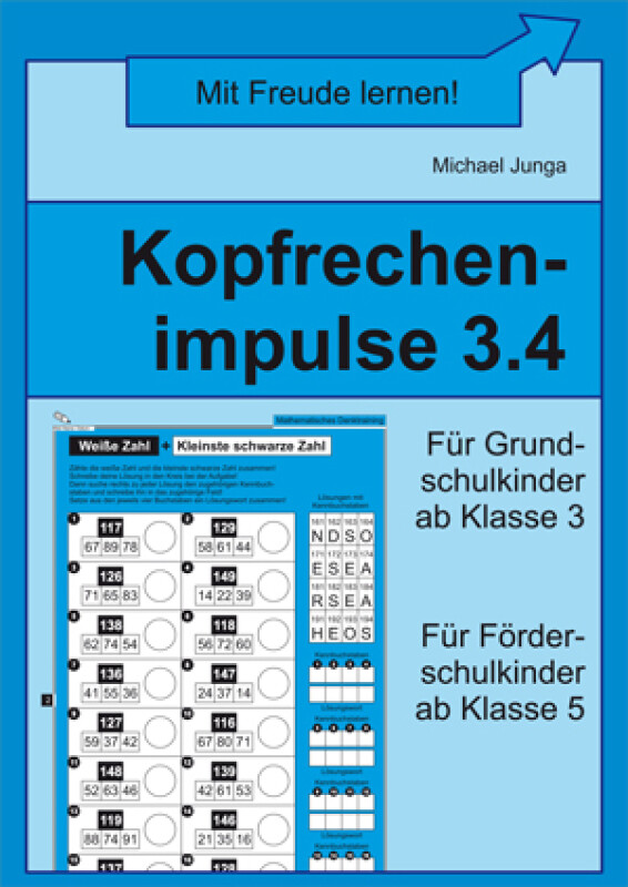 Michael Junga: Kopfrechenimpulse 3.4