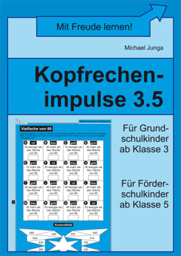 Michael Junga: Kopfrechenimpulse 3.5