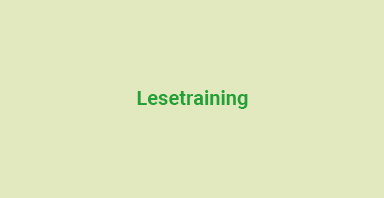 Lesetraining