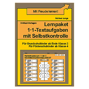 Michael Junga: Lernpaket 1x1-Textaufgaben mit Selbstkontrolle