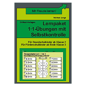 Michael Junga: Lernpaket 1x1-Übungen mit Selbstkontrolle