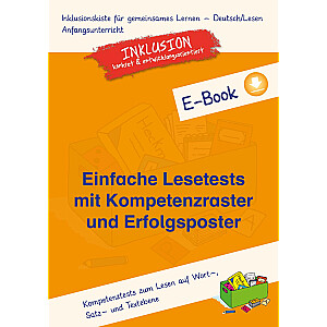Jens Sonnenberg: E-Book Einfache Lesetests mit Kompetenzraster und Erfolgsposter