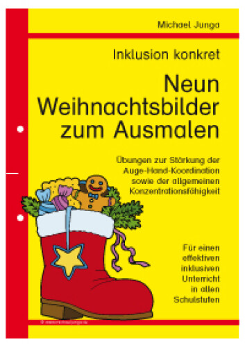 Michael Junga: Inklusion konkret - Neun Weihnachtsbilder zum Ausmalen