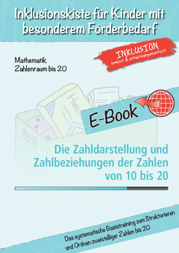 Jens Sonnenberg: E-Book Die Zahldarstellung und die Zahlbeziehungen der Zahlen von 10 bis 20