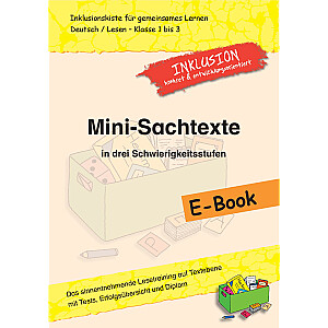 Jens Sonnenberg: E-Book Mini-Sachtexte in drei Schwierigkeitsstufen
