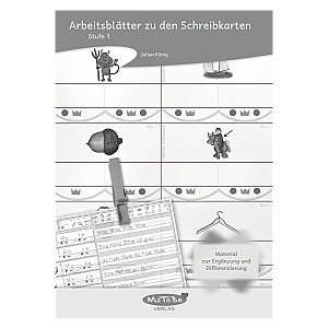 Julian König: Arbeitsblätter zu den Schreibkarten, Stufe 1